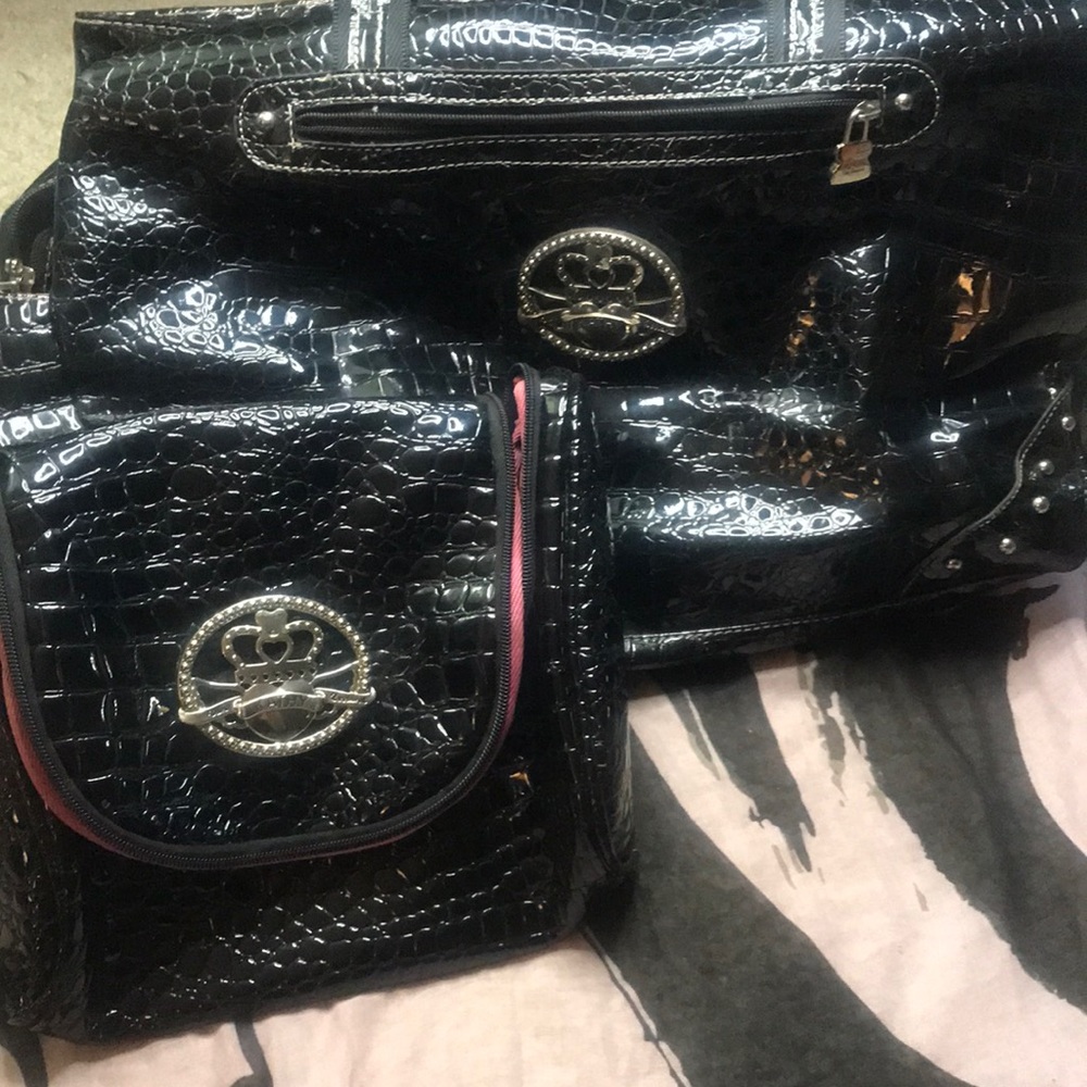 Kathy Van Zeland two piece travel set